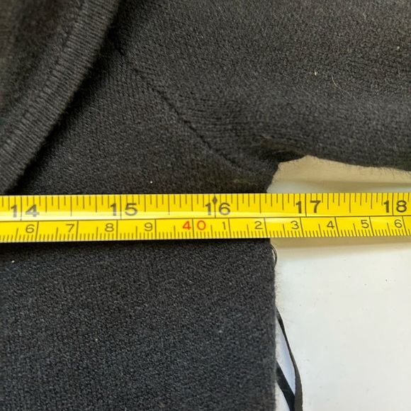 Max Sport/ NWT/ Black Open Front Cardigan/STUNNING / Small - Picture 8 of 8